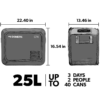 Dometic CFX3-25 12V Cooler, 25L - Image 2